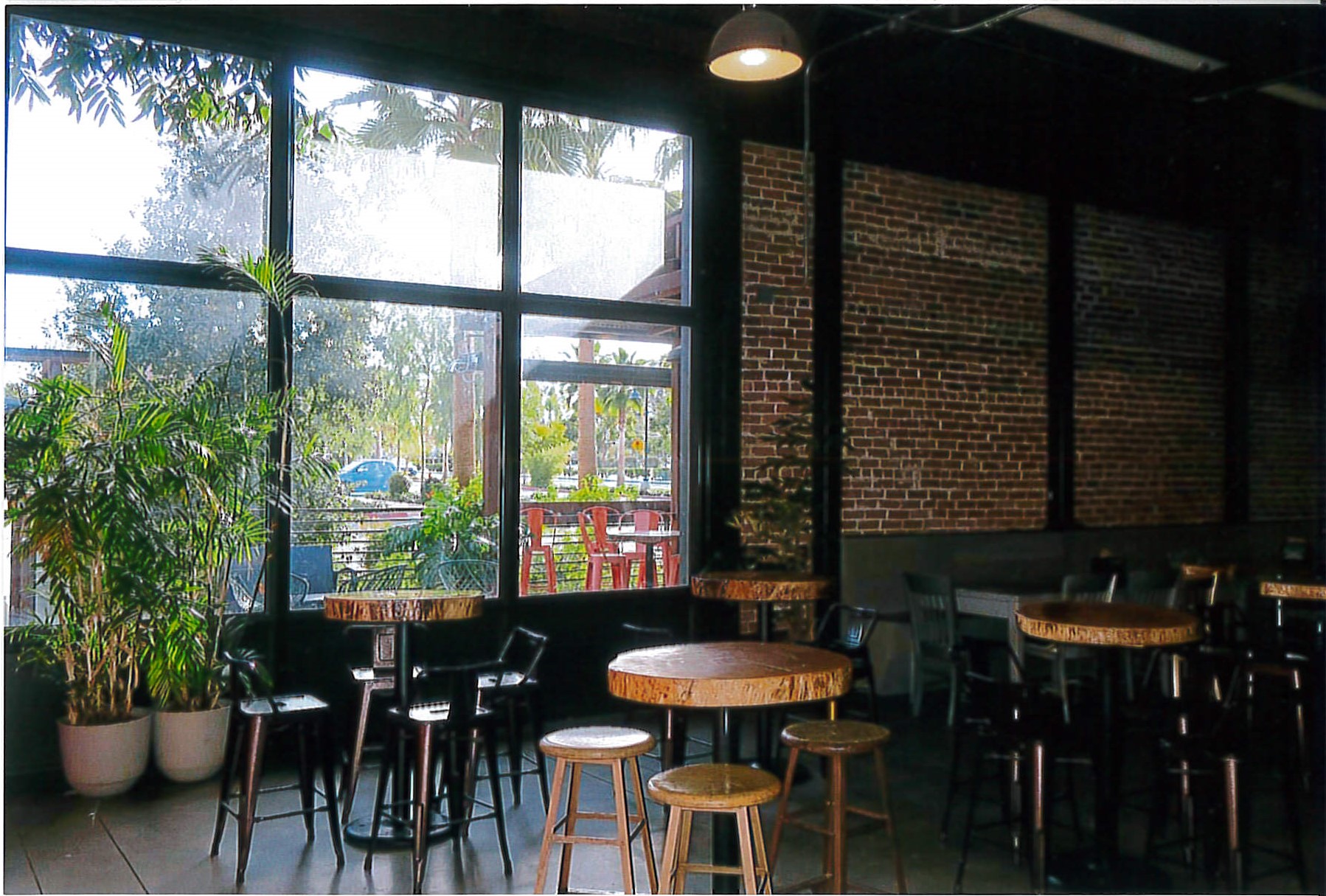 Interior view of east wall and new tilt-up steel door